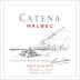 Catena Malbec 2010 Front Label