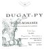 Dugat-Py Vosne-Romanee Vieilles Vignes 2008 Front Label
