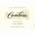 Cambria Tepusquet Vineyard Syrah 2009 Front Label