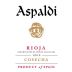 Heredad Ugarte Aspaldi Cosecha 2013 Front Label