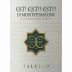 Falesco Est! Est! Est! 2011 Front Label