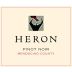 Heron Mendocino Pinot Noir 2013 Front Label