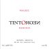 TintoNegro Mendoza Malbec 2010 Front Label