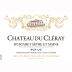 Sauvion Chateau du Cleray Sevre et Maine Muscadet 2010 Front Label