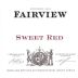 Fairview Sweet Red 2012 Front Label
