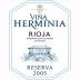 Vina Herminia Rioja Reserva 2005 Front Label