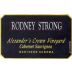 Rodney Strong Alexander's Crown Cabernet Sauvignon 1997 Front Label
