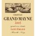 Chateau Grand Mayne (3 Liter Bottle) 2005 Front Label