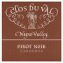 Clos du Val Carneros Estate Pinot Noir 2009 Front Label