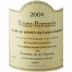 Domaine de la Charmaie Vosne-Romanee Au Dessus de Malconsort 2004 Front Label