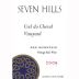 Seven Hills Winery Ciel du Cheval Vintage Red 2009 Front Label
