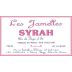 Les Jamelles Syrah Vins de Pays D'Oc 2010 Front Label