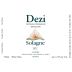 Dezi Marche Le Solagne 2012 Front Label