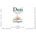 Dezi Marche Le Solagne 2013 Front Label