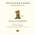Mantellassi San Giuseppe Morellino di Scansano 2012 Front Label