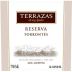 Terrazas de los Andes Reserva Torrontes 2011 Front Label