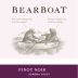 BearBoat Sonoma Coast Pinot Noir 2009 Front Label
