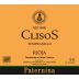 Paternina Clisos 2012 Front Label