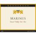 Bernardus Marinus Estate 2007 Front Label