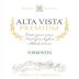Alta Vista Estate Torrontes 2011 Front Label