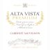 Alta Vista Estate Cabernet Sauvignon 2010 Front Label