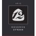 Highway 12 Reserve Syrah 2013 Front Label