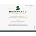 Highway 12 Serres Ranch Bordeaux Blend 2012 Front Label