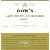 Dow's Late Bottled Vintage 2007 Front Label