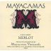 Mayacamas Merlot 1996 Front Label