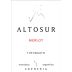 Finca Sophenia Altosur Merlot 2013 Front Label