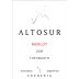 Finca Sophenia Altosur Merlot 2009 Front Label