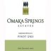 Omaka Springs Pinot Gris 2009 Front Label