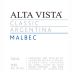 Alta Vista Classic Malbec 2010 Front Label