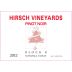Hirsch Block 8 Sonoma Coast Pinot Noir 2012 Front Label