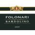 Folonari Bardolino 2007 Front Label
