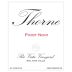 Thorne Rio Vista Vineyard Pinot Noir 2009 Front Label