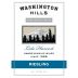 Washington Hills Late Harvest Riesling 2011 Front Label