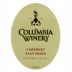 Columbia Winery Cabernet Sauvignon 2009 Front Label