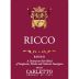 Carletto Ricco Rosso 2011 Front Label