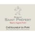 Domaine Saint Prefert Chateauneuf-du-Pape Reserve Auguste Favier 2010 Front Label