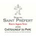 Domaine Saint Prefert Chateauneuf-du-Pape Reserve Auguste Favier 2009 Front Label