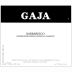 Gaja Barbaresco 2009 Front Label