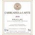 Chateau Lafite Rothschild Carruades de Lafite 2010 Front Label