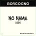 Borgogno No Name 2005 Front Label