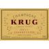 Krug Flanerie Grande Cuvee Brut in Leather Purse Front Label