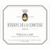 Chateau Pichon Longueville Comtesse de Lalande Reserve de la Comtesse 2010 Front Label