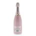 Lanson Rose Pink Sparkle Label Back Bottle Shot