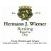 Hermann J. Wiemer Dry Reserve Riesling 2011 Front Label