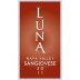 Luna Vineyards Sangiovese 2011 Front Label
