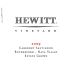 Hewitt Vineyard Cabernet Sauvignon 2009 Front Label